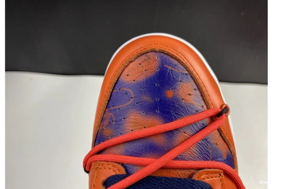 Perple CT0856-801 O-W Dunk SB White Nike  x Orange Low 0325